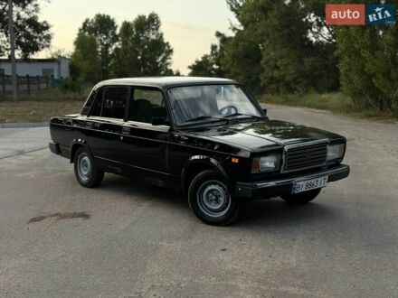 Черный ВАЗ 2107, объемом двигателя 1.6 л и пробегом 120 тыс. км за 1340 $, фото 1 на Automoto.ua