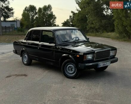 Чорний ВАЗ 2107, об'ємом двигуна 1.6 л та пробігом 120 тис. км за 1340 $, фото 1 на Automoto.ua