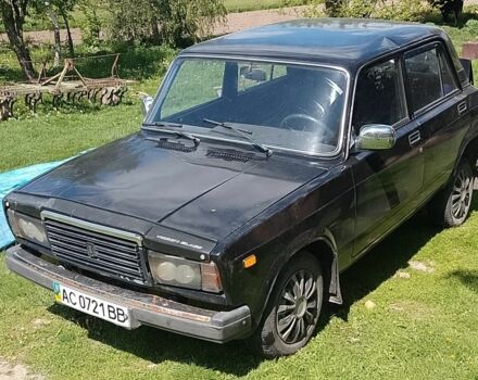 Черный ВАЗ 2107, объемом двигателя 0 л и пробегом 80 тыс. км за 500 $, фото 1 на Automoto.ua