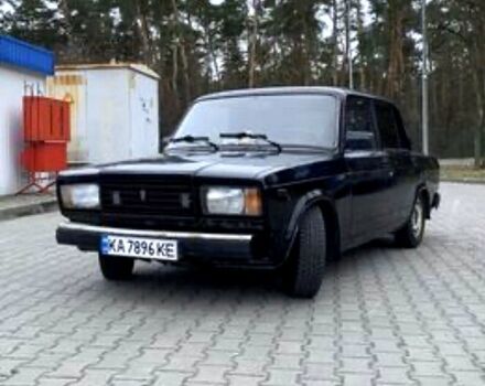 Черный ВАЗ 2107, объемом двигателя 1.6 л и пробегом 5 тыс. км за 1500 $, фото 1 на Automoto.ua