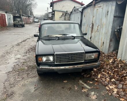 Чорний ВАЗ 2107, об'ємом двигуна 1.6 л та пробігом 96 тис. км за 500 $, фото 1 на Automoto.ua