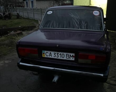 Фиолетовый ВАЗ 2107, объемом двигателя 1.5 л и пробегом 1 тыс. км за 475 $, фото 4 на Automoto.ua