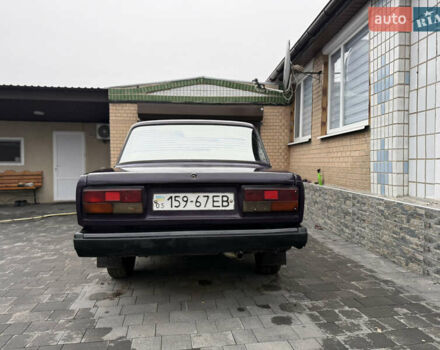 Фиолетовый ВАЗ 2107, объемом двигателя 1.5 л и пробегом 100 тыс. км за 750 $, фото 3 на Automoto.ua