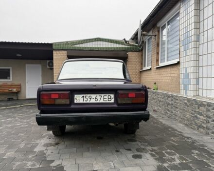 Фиолетовый ВАЗ 2107, объемом двигателя 1.5 л и пробегом 100 тыс. км за 750 $, фото 3 на Automoto.ua