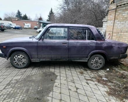 Фиолетовый ВАЗ 2107, объемом двигателя 1.5 л и пробегом 96 тыс. км за 545 $, фото 4 на Automoto.ua