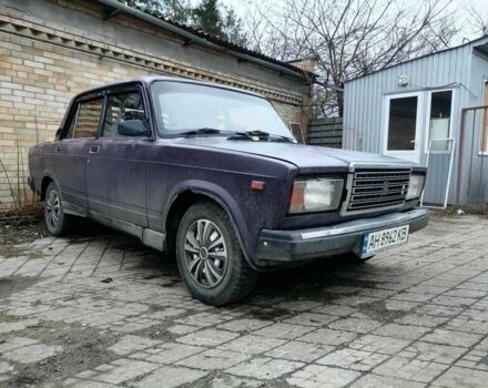 Фиолетовый ВАЗ 2107, объемом двигателя 1.5 л и пробегом 96 тыс. км за 545 $, фото 1 на Automoto.ua