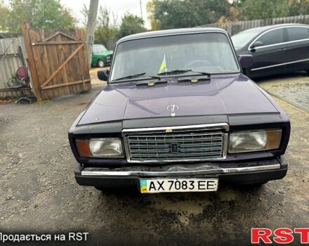 Фіолетовий ВАЗ 2107, об'ємом двигуна 1.5 л та пробігом 100 тис. км за 550 $, фото 1 на Automoto.ua
