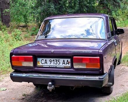 Фиолетовый ВАЗ 2107, объемом двигателя 1.5 л и пробегом 250 тыс. км за 900 $, фото 2 на Automoto.ua