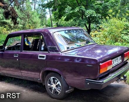 Фиолетовый ВАЗ 2107, объемом двигателя 1.5 л и пробегом 250 тыс. км за 900 $, фото 3 на Automoto.ua