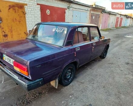 Фиолетовый ВАЗ 2107, объемом двигателя 1.6 л и пробегом 450 тыс. км за 700 $, фото 2 на Automoto.ua