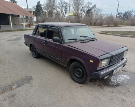 Фіолетовий ВАЗ 2107, об'ємом двигуна 1.5 л та пробігом 123 тис. км за 600 $, фото 1 на Automoto.ua