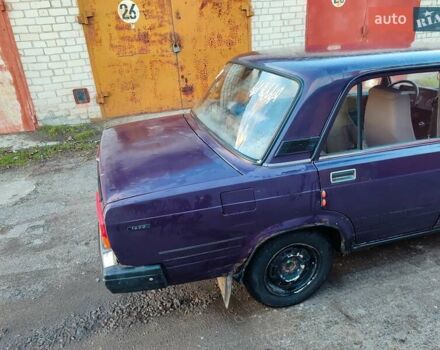 Фиолетовый ВАЗ 2107, объемом двигателя 1.6 л и пробегом 450 тыс. км за 700 $, фото 5 на Automoto.ua