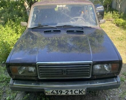 Фиолетовый ВАЗ 2107, объемом двигателя 1.5 л и пробегом 100 тыс. км за 800 $, фото 1 на Automoto.ua