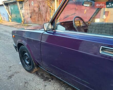 Фиолетовый ВАЗ 2107, объемом двигателя 1.6 л и пробегом 450 тыс. км за 700 $, фото 31 на Automoto.ua