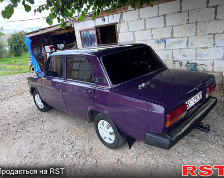 Фиолетовый ВАЗ 2107, объемом двигателя 1.5 л и пробегом 190 тыс. км за 999 $, фото 1 на Automoto.ua