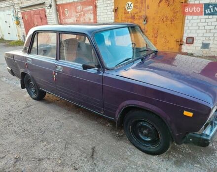 Фиолетовый ВАЗ 2107, объемом двигателя 1.6 л и пробегом 450 тыс. км за 700 $, фото 6 на Automoto.ua