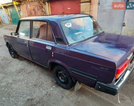 Фиолетовый ВАЗ 2107, объемом двигателя 1.6 л и пробегом 450 тыс. км за 700 $, фото 1 на Automoto.ua