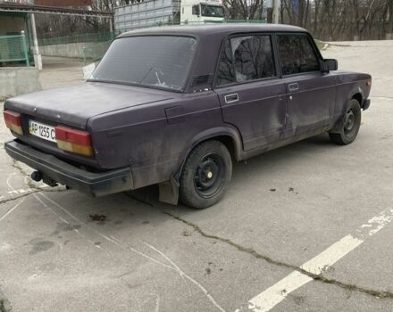 Фиолетовый ВАЗ 2107, объемом двигателя 1.5 л и пробегом 100 тыс. км за 711 $, фото 3 на Automoto.ua