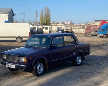Фіолетовий ВАЗ 2107, об'ємом двигуна 1.5 л та пробігом 185 тис. км за 850 $, фото 1 на Automoto.ua
