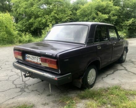 Фіолетовий ВАЗ 2107, об'ємом двигуна 1.5 л та пробігом 147 тис. км за 650 $, фото 4 на Automoto.ua