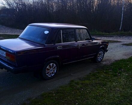 Фиолетовый ВАЗ 2107, объемом двигателя 1.3 л и пробегом 187 тыс. км за 750 $, фото 3 на Automoto.ua