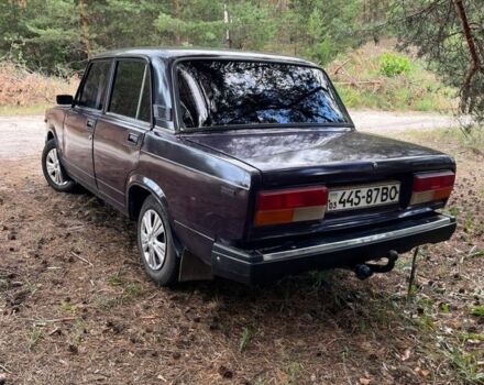 Фиолетовый ВАЗ 2107, объемом двигателя 1.5 л и пробегом 170 тыс. км за 700 $, фото 2 на Automoto.ua