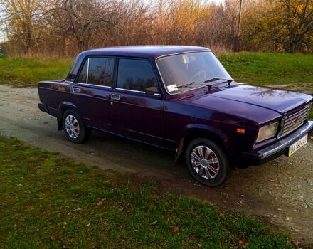 Фиолетовый ВАЗ 2107, объемом двигателя 1.3 л и пробегом 187 тыс. км за 750 $, фото 5 на Automoto.ua