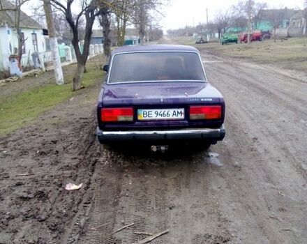 Фіолетовий ВАЗ 2107, об'ємом двигуна 1.3 л та пробігом 150 тис. км за 1000 $, фото 3 на Automoto.ua