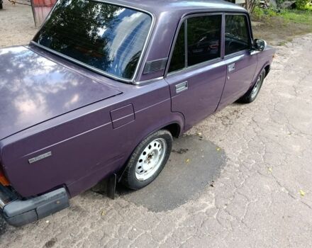 Фиолетовый ВАЗ 2107, объемом двигателя 1.5 л и пробегом 150 тыс. км за 1200 $, фото 1 на Automoto.ua