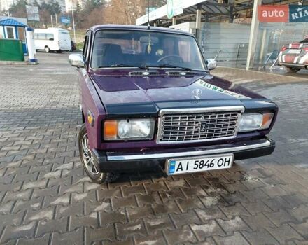 Фиолетовый ВАЗ 2107, объемом двигателя 1.45 л и пробегом 70 тыс. км за 1600 $, фото 1 на Automoto.ua
