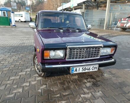 Фиолетовый ВАЗ 2107, объемом двигателя 1.5 л и пробегом 70 тыс. км за 1600 $, фото 1 на Automoto.ua