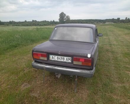 Фиолетовый ВАЗ 2107, объемом двигателя 1.5 л и пробегом 100 тыс. км за 700 $, фото 3 на Automoto.ua