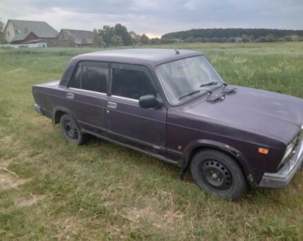 Фиолетовый ВАЗ 2107, объемом двигателя 1.5 л и пробегом 100 тыс. км за 700 $, фото 2 на Automoto.ua