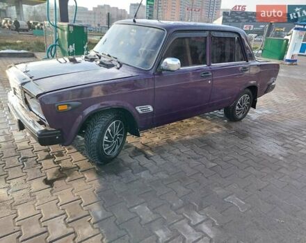 Фиолетовый ВАЗ 2107, объемом двигателя 1.45 л и пробегом 70 тыс. км за 1600 $, фото 2 на Automoto.ua