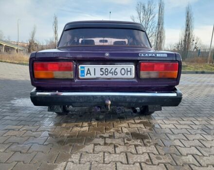 Фиолетовый ВАЗ 2107, объемом двигателя 1.5 л и пробегом 70 тыс. км за 1600 $, фото 4 на Automoto.ua