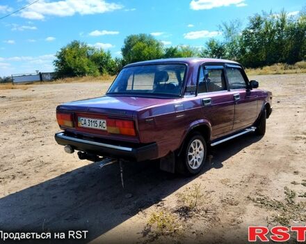 Фиолетовый ВАЗ 2107, объемом двигателя 1.5 л и пробегом 100 тыс. км за 1150 $, фото 4 на Automoto.ua