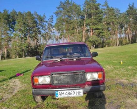 Фиолетовый ВАЗ 2107, объемом двигателя 1.5 л и пробегом 76 тыс. км за 1200 $, фото 4 на Automoto.ua