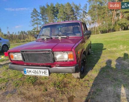 Фиолетовый ВАЗ 2107, объемом двигателя 1.5 л и пробегом 76 тыс. км за 1200 $, фото 3 на Automoto.ua