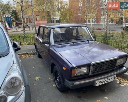Фиолетовый ВАЗ 2107, объемом двигателя 1.6 л и пробегом 140 тыс. км за 850 $, фото 1 на Automoto.ua