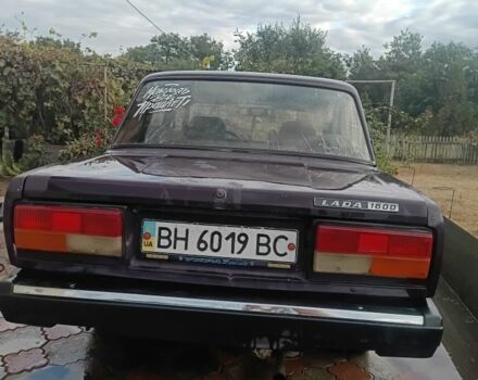 Фиолетовый ВАЗ 2107, объемом двигателя 1.7 л и пробегом 2 тыс. км за 800 $, фото 6 на Automoto.ua