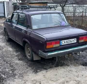 Фиолетовый ВАЗ 2107, объемом двигателя 1.45 л и пробегом 135 тыс. км за 1000 $, фото 3 на Automoto.ua
