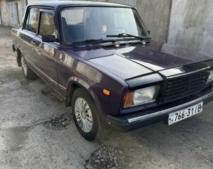 Фиолетовый ВАЗ 2107, объемом двигателя 1.6 л и пробегом 65 тыс. км за 850 $, фото 1 на Automoto.ua