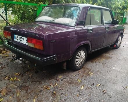 Фиолетовый ВАЗ 2107, объемом двигателя 1.5 л и пробегом 90 тыс. км за 1300 $, фото 3 на Automoto.ua
