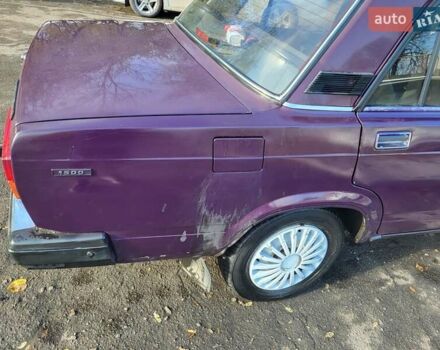 Фіолетовий ВАЗ 2107, об'ємом двигуна 1.45 л та пробігом 160 тис. км за 1000 $, фото 5 на Automoto.ua