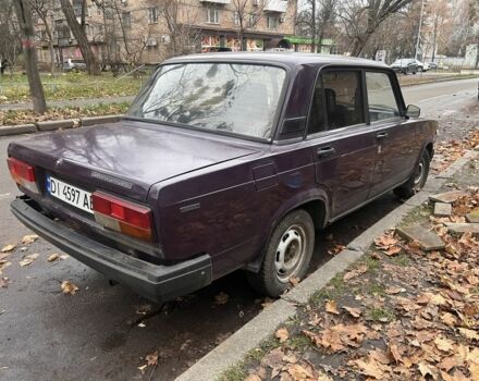 Фиолетовый ВАЗ 2107, объемом двигателя 1.5 л и пробегом 60 тыс. км за 599 $, фото 4 на Automoto.ua