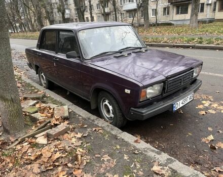Фиолетовый ВАЗ 2107, объемом двигателя 1.5 л и пробегом 60 тыс. км за 599 $, фото 5 на Automoto.ua