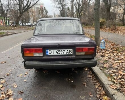 Фиолетовый ВАЗ 2107, объемом двигателя 1.5 л и пробегом 60 тыс. км за 599 $, фото 3 на Automoto.ua