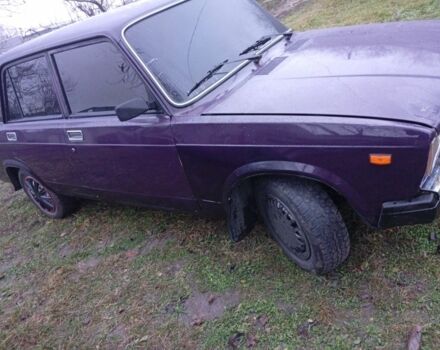 Фиолетовый ВАЗ 2107, объемом двигателя 1.5 л и пробегом 123 тыс. км за 750 $, фото 4 на Automoto.ua