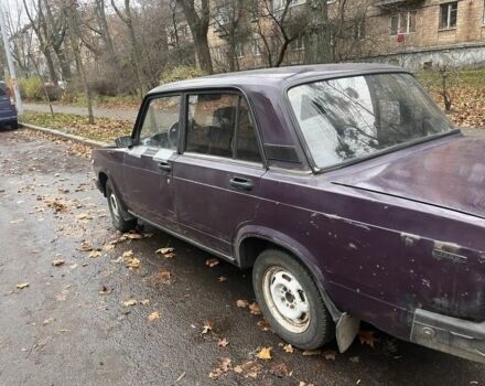 Фиолетовый ВАЗ 2107, объемом двигателя 1.5 л и пробегом 60 тыс. км за 599 $, фото 2 на Automoto.ua