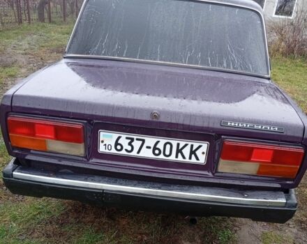 Фиолетовый ВАЗ 2107, объемом двигателя 1.5 л и пробегом 123 тыс. км за 750 $, фото 15 на Automoto.ua